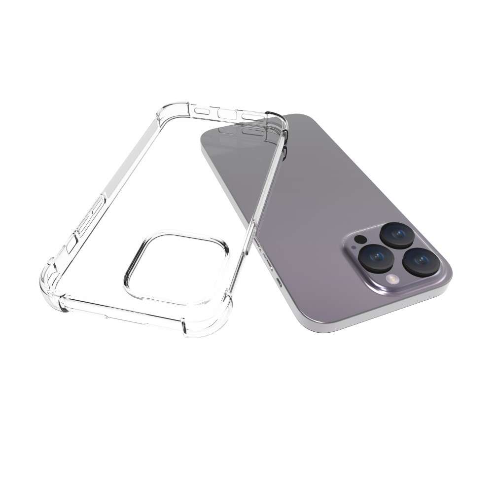 Anti-shock Back Cover voor de iPhone 15 Pro Max Transparant