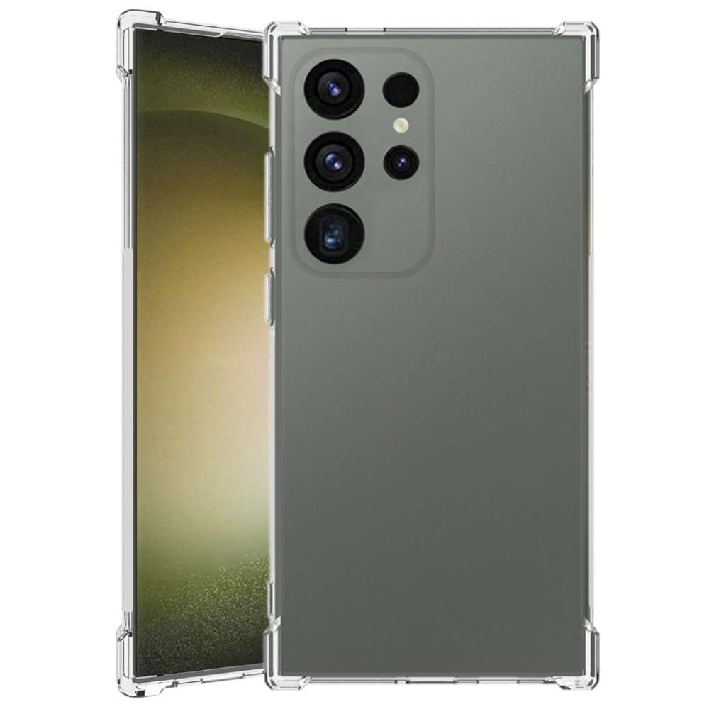 Anti-shock Back Cover voor de Samsung Galaxy S24 Ultra Transparant