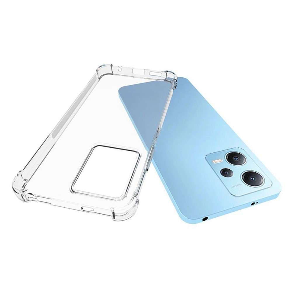 Anti-shock Back Cover voor de Xiaomi Redmi Note 12 5G Transparant