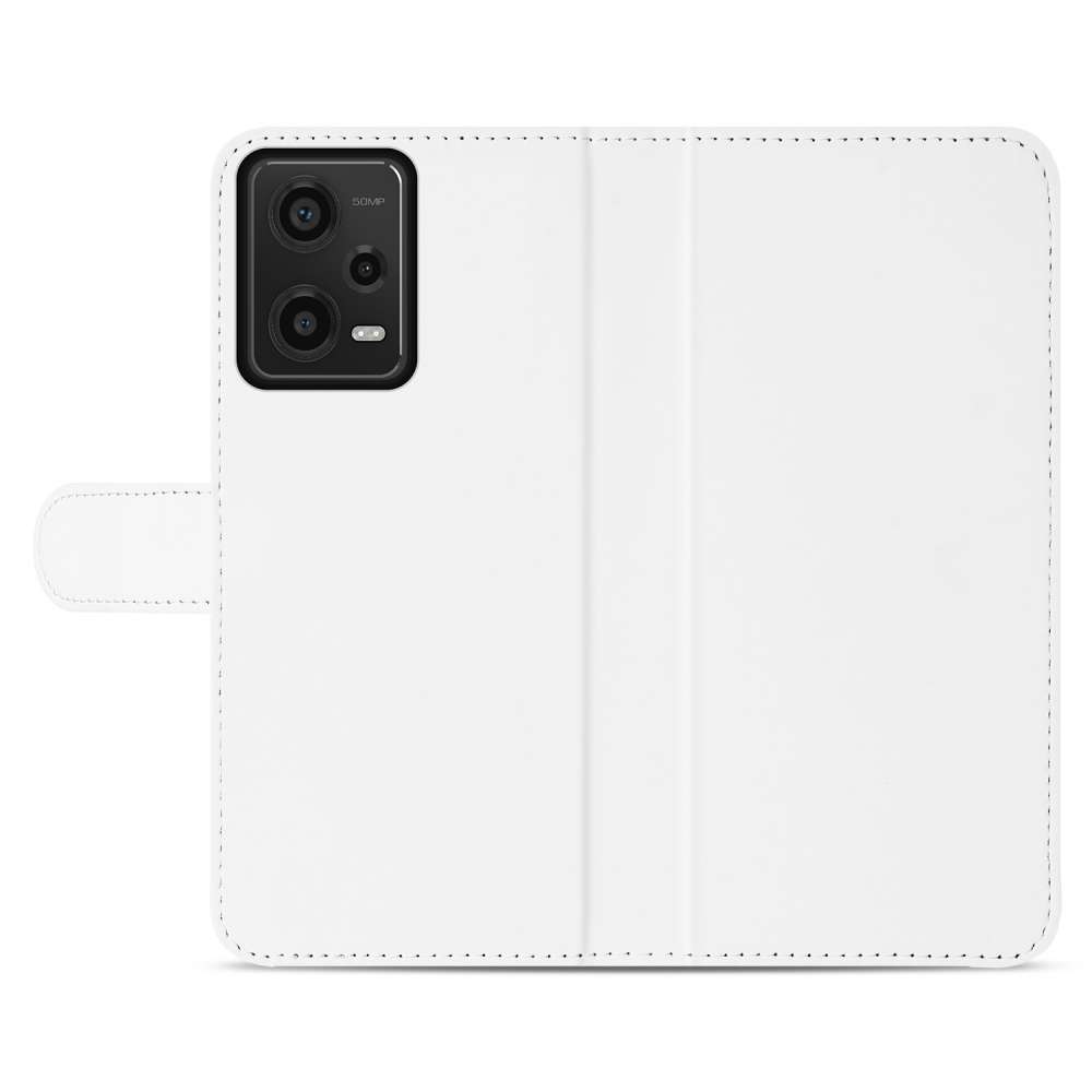 Book Case Hoesje voor de Xiaomi Redmi Note 12 5G | Poco X5 Wit met Pasjeshouder