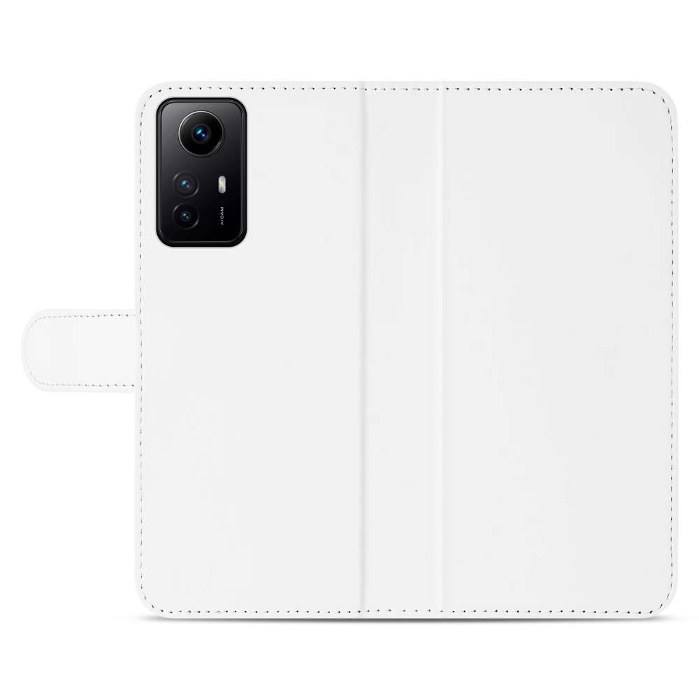 Book Case Telefoonhoesje voor de Xiaomi Redmi Note 12S Wit met Pasjeshouder