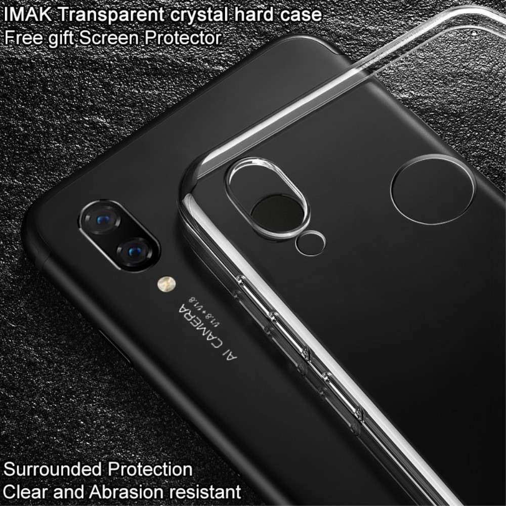Huawei P Smart Plus Hardcase Hoesje Transparant + Screen Protector