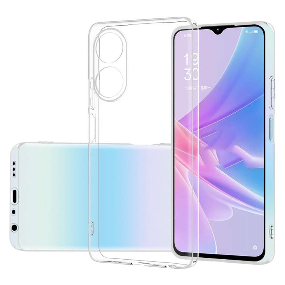 TPU Back Cover Hoesje voor de OPPO A58 4G Transparant