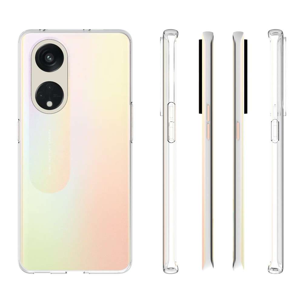 TPU Back Cover Hoesje voor de OPPO Reno8 T 5G Transparant
