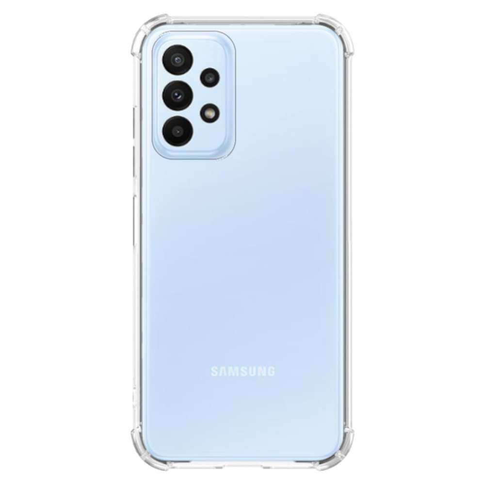 Anti-shock Back Cover Galaxy A23 TPU Siliconen Hoesje Transparant