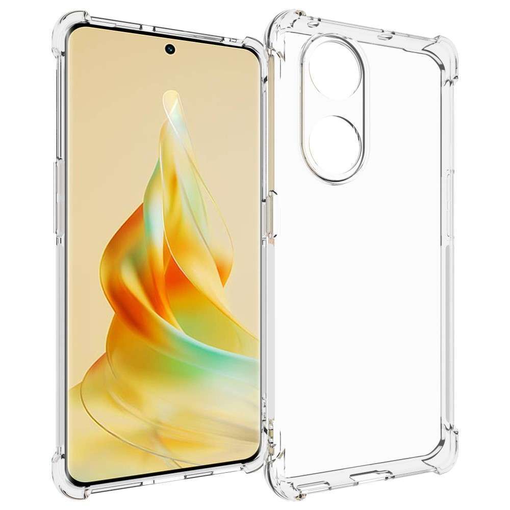 Anti-shock Back Cover voor de OPPO A98 Transparant