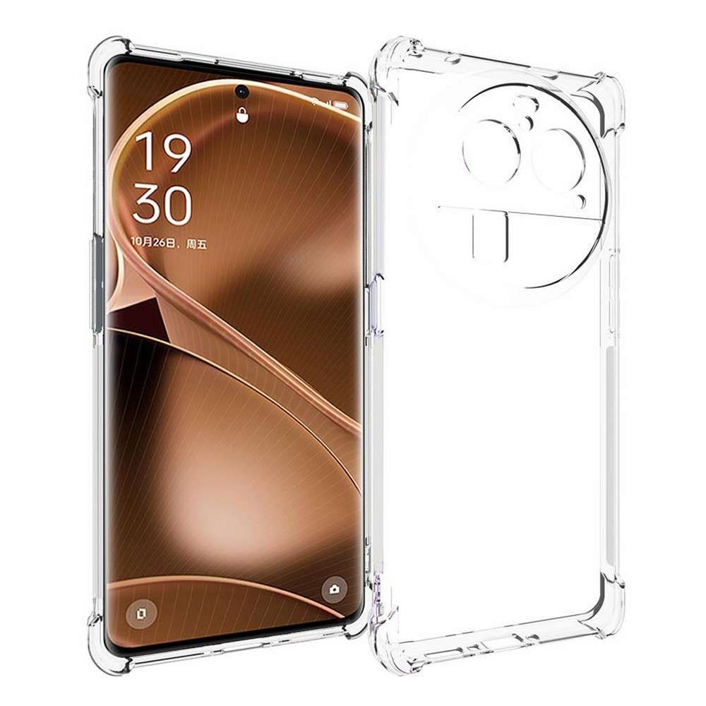 Anti-shock Back Cover voor de OPPO Find X6 Pro Transparant