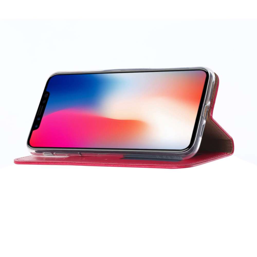 Apple iPhone 11 Pro Max Hoesje Roze met Pasjeshouder