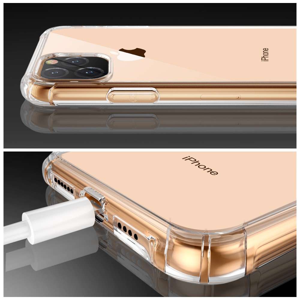 Apple iPhone 11 Pro Max TPU Hoesje Anti-shock Transparant 