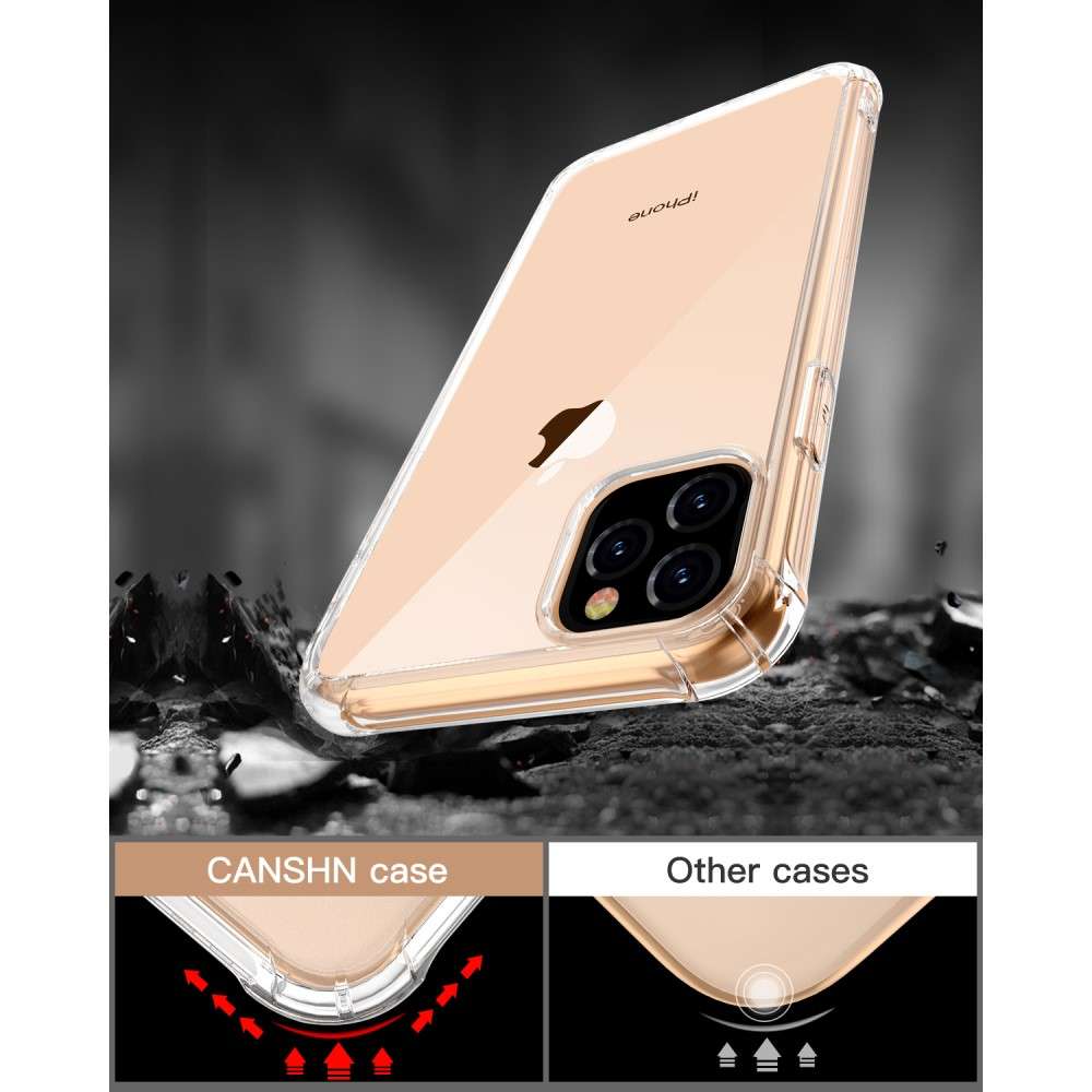Apple iPhone 11 Pro Max TPU Hoesje Anti-shock Transparant 