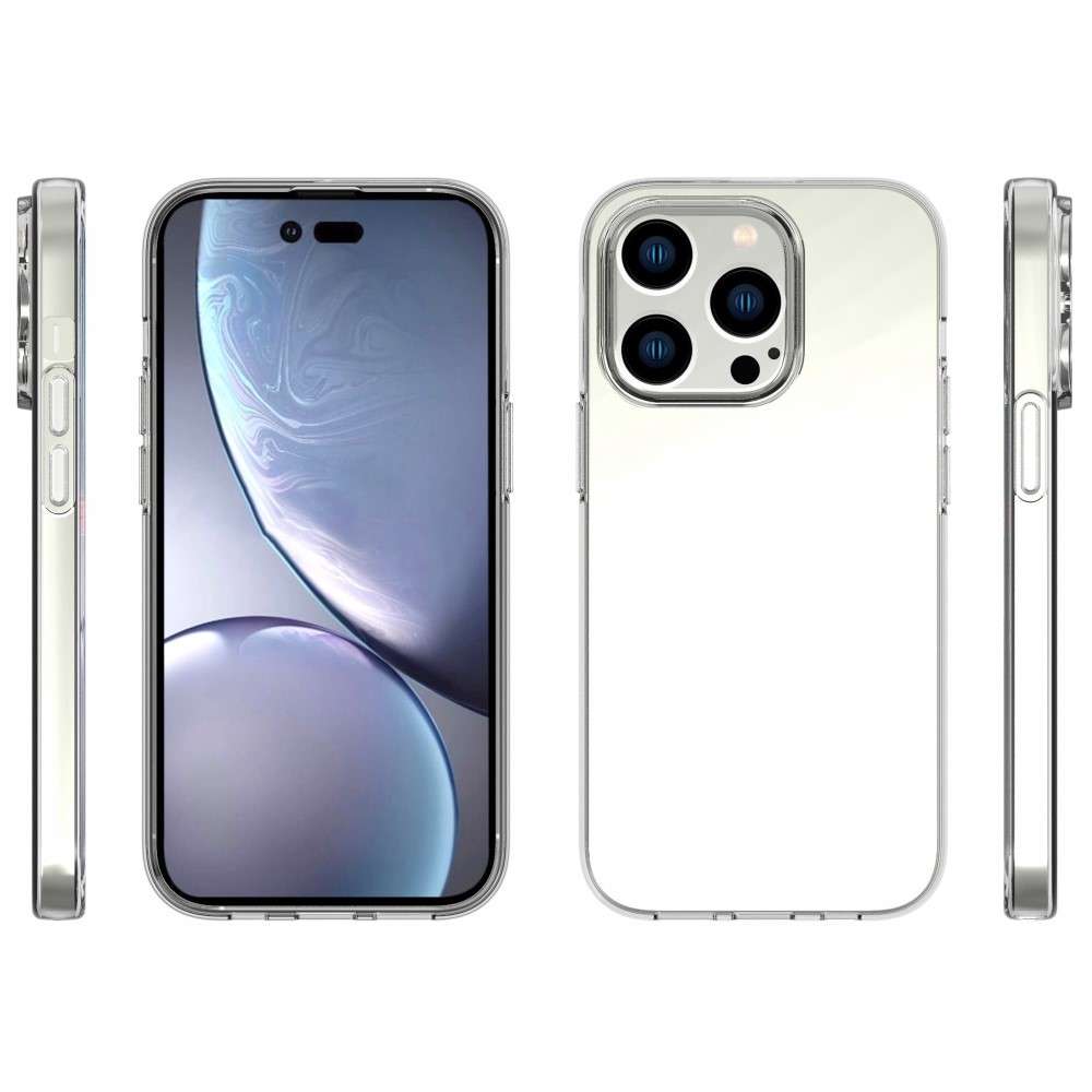 Apple iPhone 14 Pro TPU Siliconen Back Cover Transparant