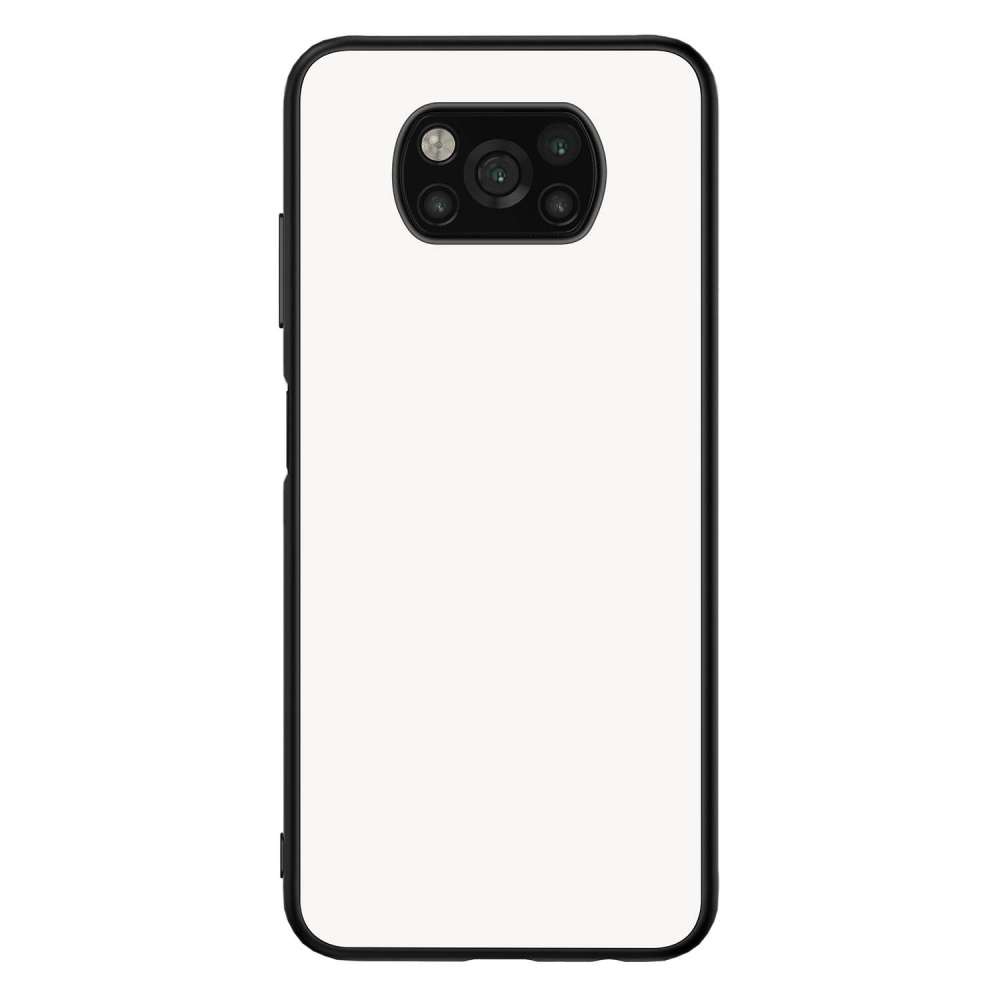 Back Cover Xiaomi Poco X3 | X3 Pro Telefoon Hoesje Zwart/wit