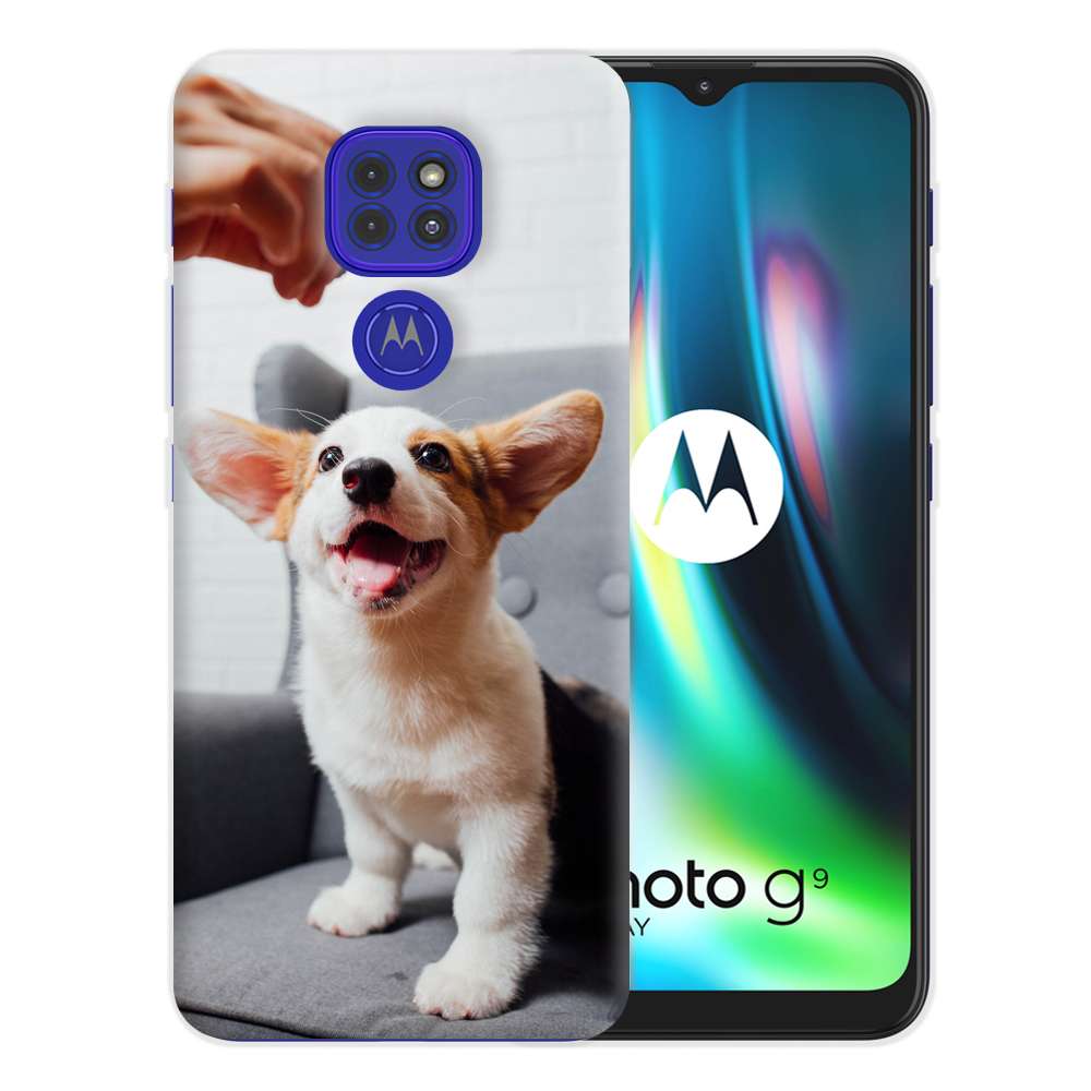 Backcase Hoesje Motorola Moto G9 Play Maken met Foto's