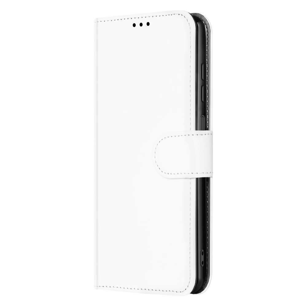 Book Case Hoesje voor de Samsung Galaxy A14 5G Wit met Pasjeshouder