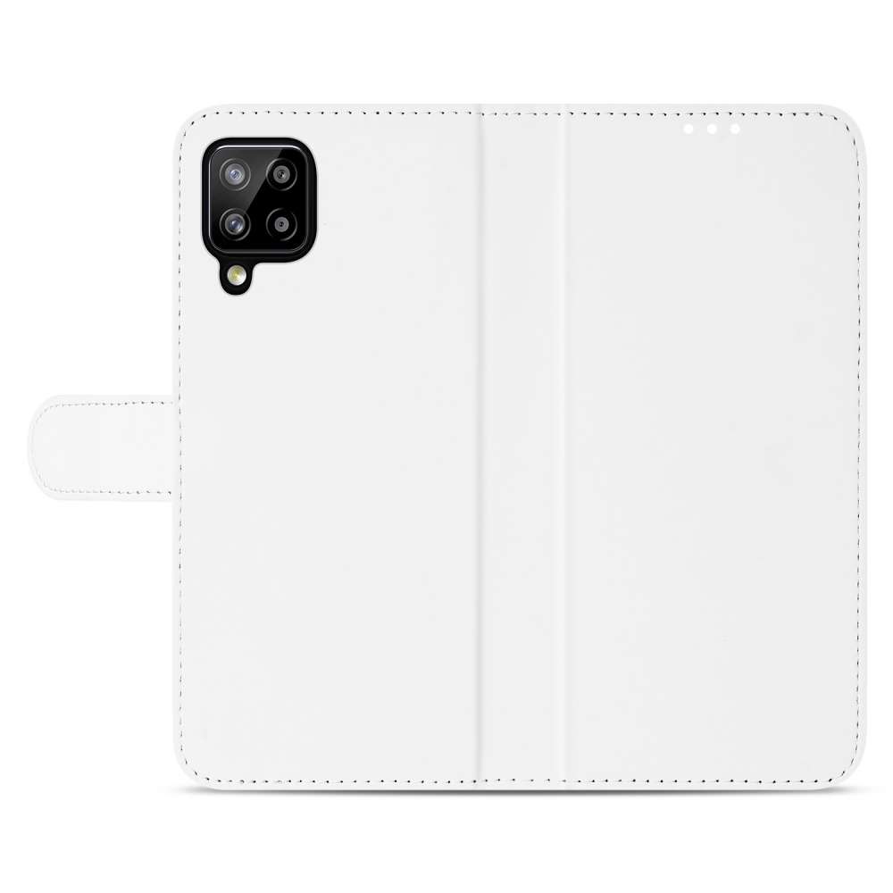 Book Case Samsung Galaxy A22 4G Hoesje Wit met Pasjeshouder