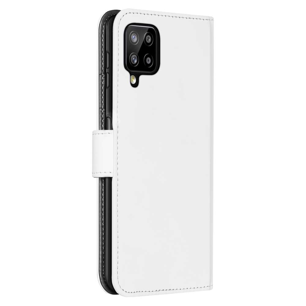 Book Case Samsung Galaxy A22 4G Hoesje Wit met Pasjeshouder