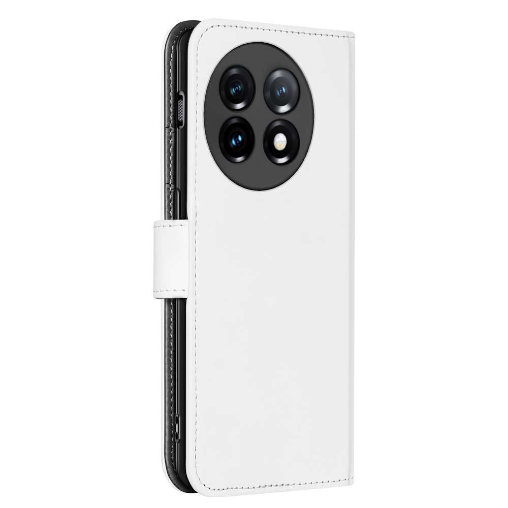 Book Case Telefoonhoesje voor de OnePlus 11 Wit met Pasjeshouder