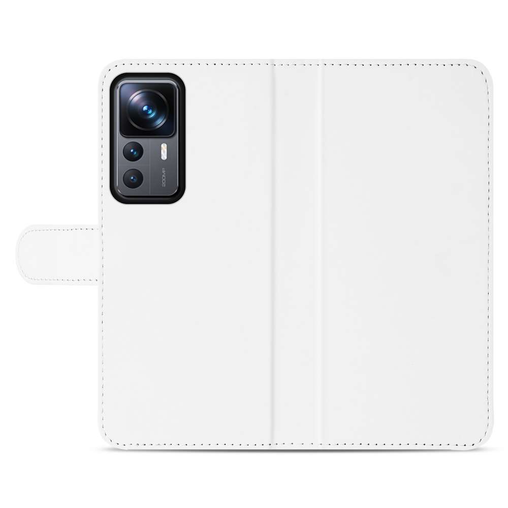 Book Case Telefoonhoesje voor de Xiaomi 12T | 12T Pro Wit met Pasjeshouder