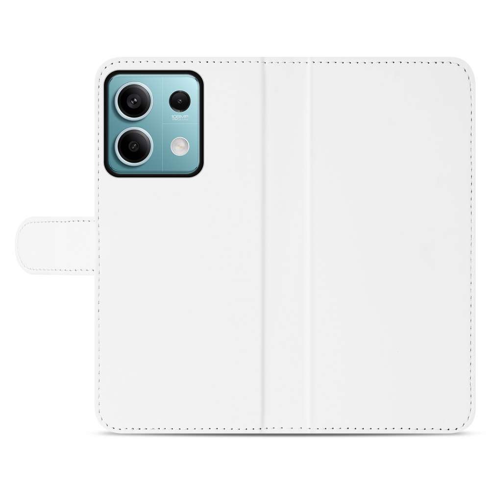 Book Case Telefoonhoesje Xiaomi Redmi Note 13 5G Wit met Pasjeshouder