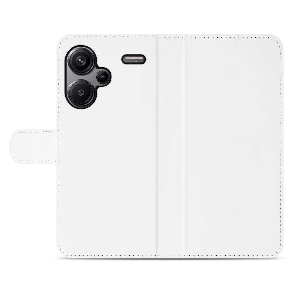 Book Case Telefoonhoesje Xiaomi Redmi Note 13 Pro Plus Wit met Pasjeshouder