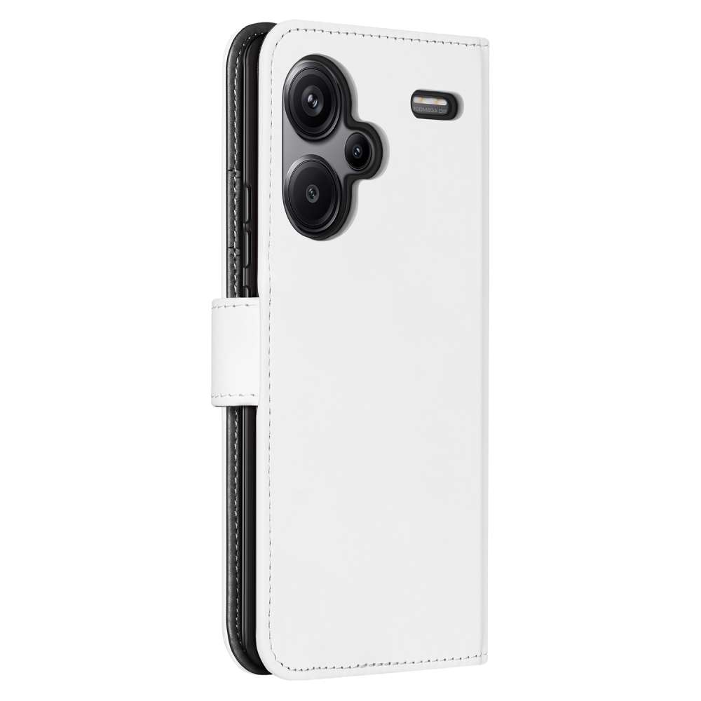 Book Case Telefoonhoesje Xiaomi Redmi Note 13 Pro Plus Wit met Pasjeshouder