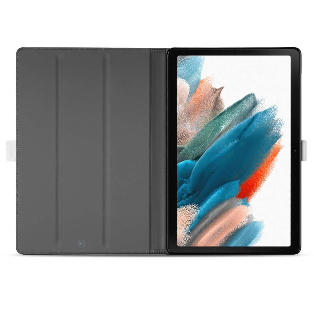 Book Cover Samsung Galaxy Tab A8 2021/2022 Tablet Hoesje Wit met Standaardfunctie