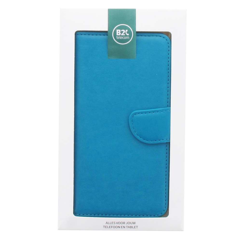 Bookcase Hoesje Samsung Galaxy A71 Turquoise met Pasjeshouder