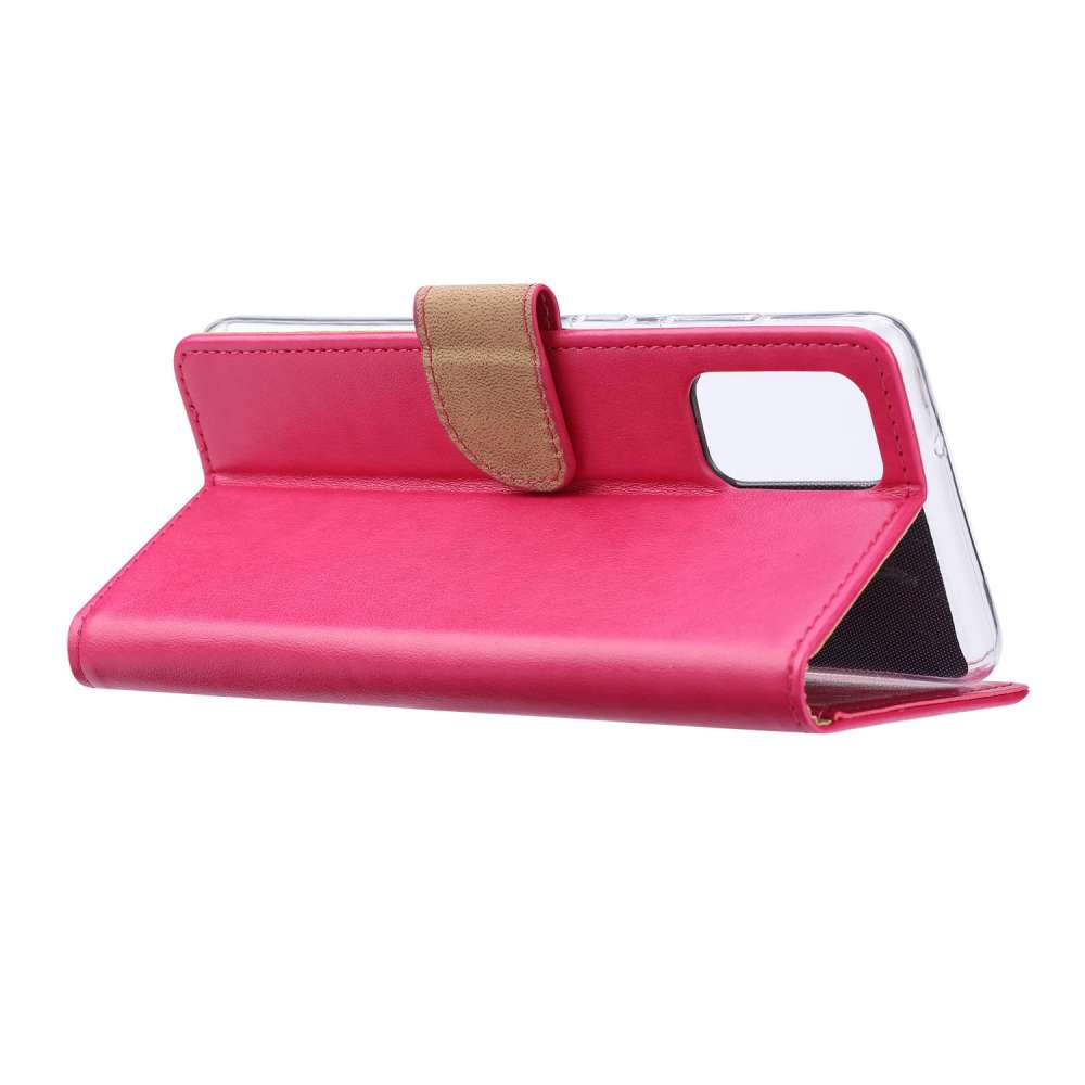 Bookcase Hoesje Samsung Galaxy S20 Roze met Pasjeshouder