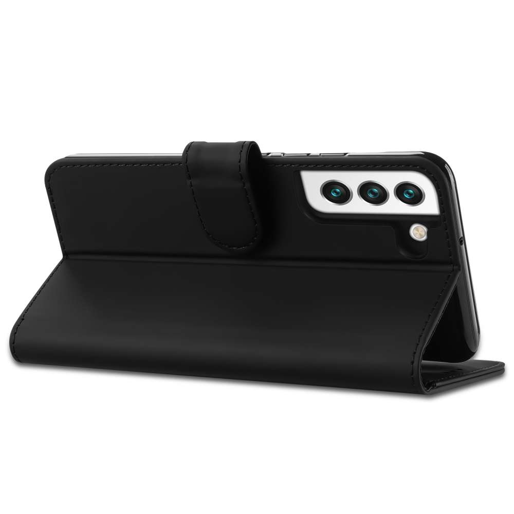 Bookcase Hoesje Samsung Galaxy S22 Zwart met Pasjeshouder