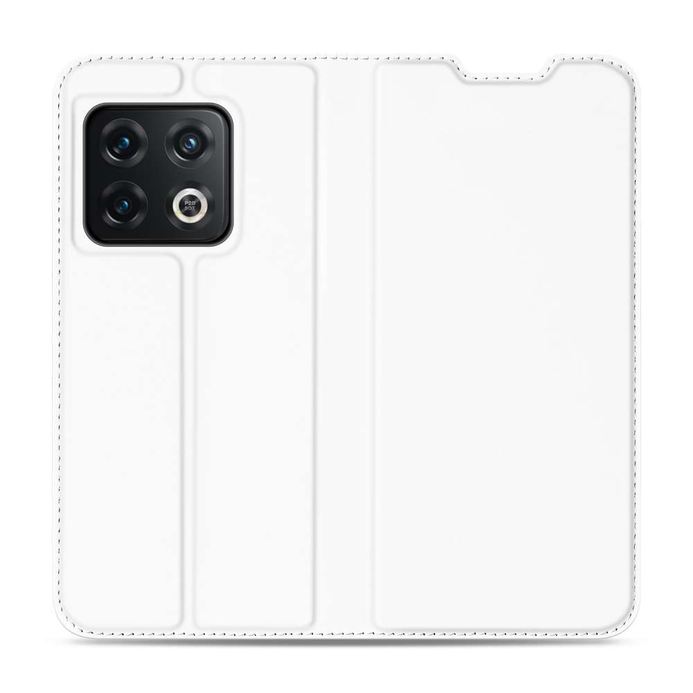 Bookcase OnePlus 10 Pro Telefoonhoesje Wit met Pasjehouder