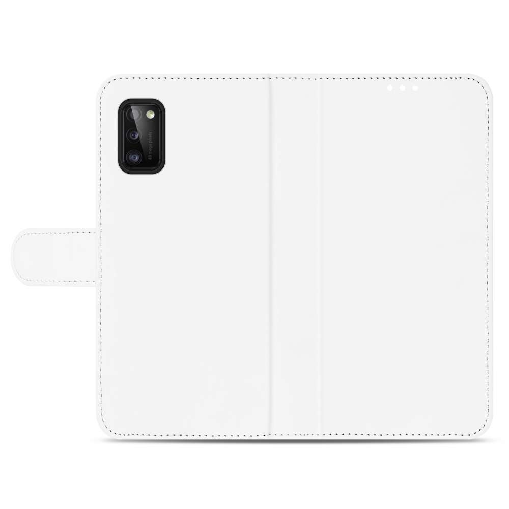 Bookcase Samsung Galaxy A41 Telefoonhoesje Wit met Pasjeshouder