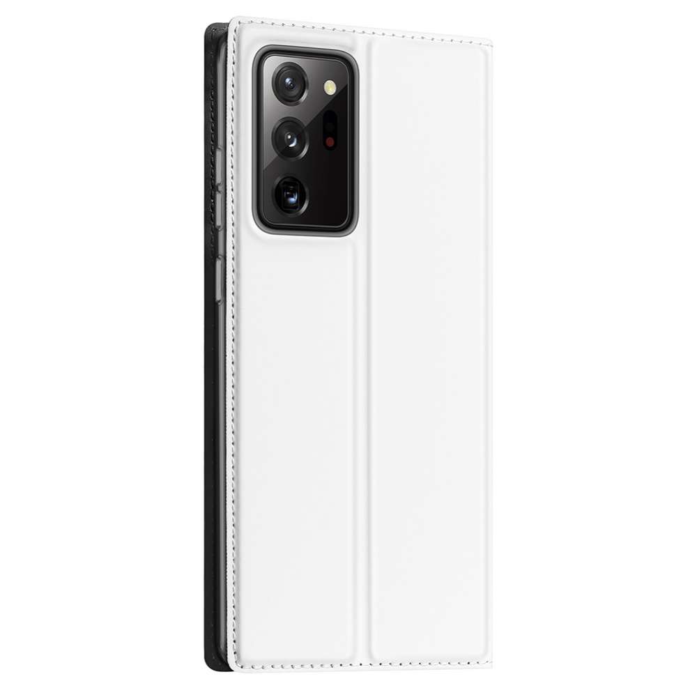 Bookcase Samsung Galaxy Note20 Ultra Hoesje Wit met Pashouder