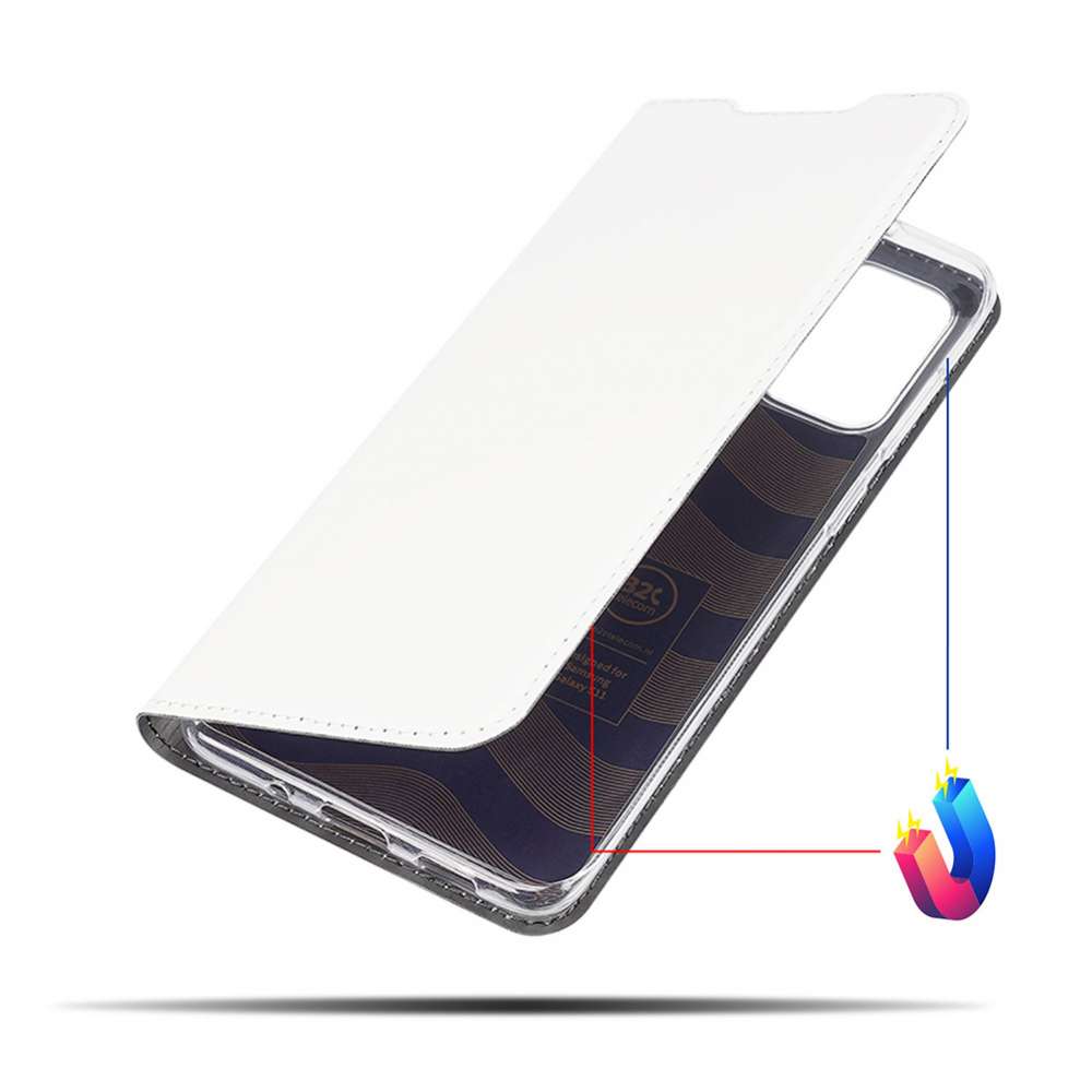 Bookcase Samsung Galaxy S20 Plus Hoesje Wit met Pashouder
