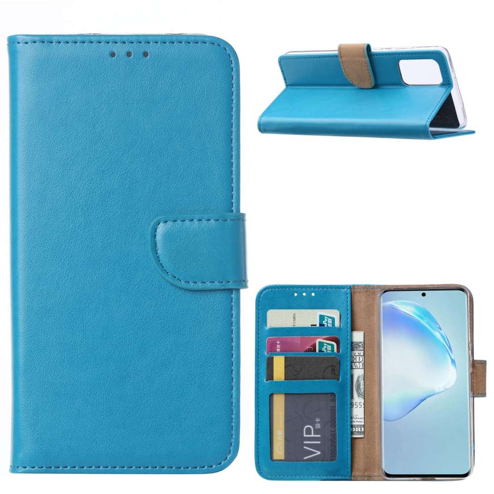Bookcase Samsung Galaxy S20 Plus Turquoise met Pasjeshouder