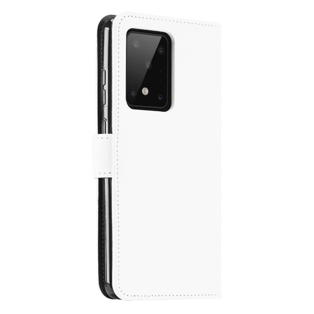 Bookcase Samsung Galaxy S20 Ultra Hoesje Wit met Pasjeshouder