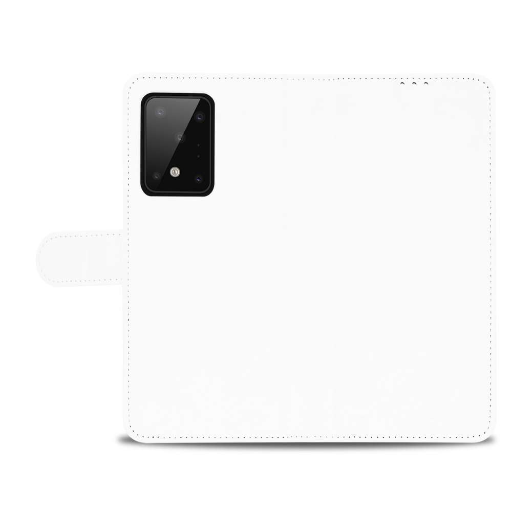 Bookcase Samsung Galaxy S20 Ultra Hoesje Wit met Pasjeshouder