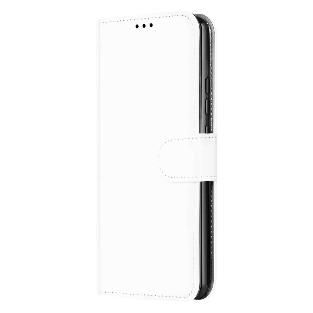 Bookcase Telefoonhoesje Samsung Galaxy S22 Ultra Wit met Pasjeshouder