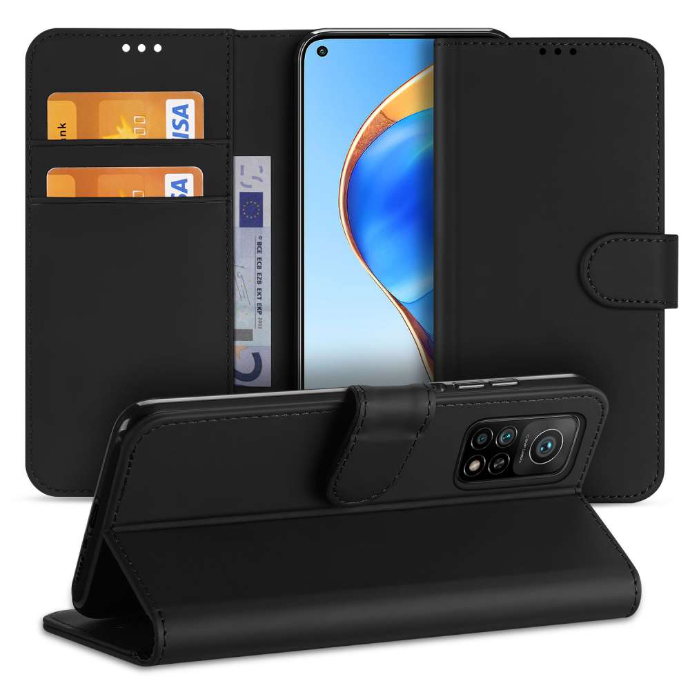 Bookcase Xiaomi Mi 10T | 10T Pro Hoesje Zwart met Standaard