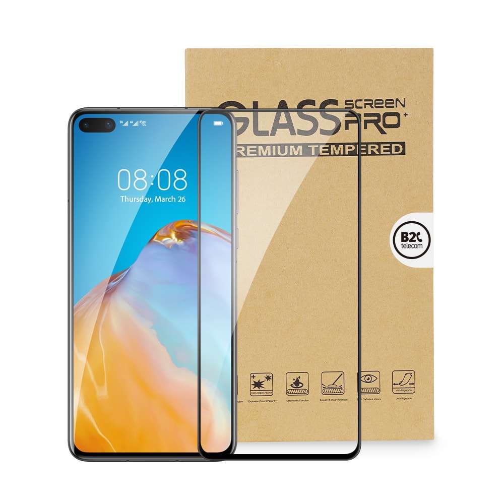 Full Cover Screen Protection Huawei P40 Glass