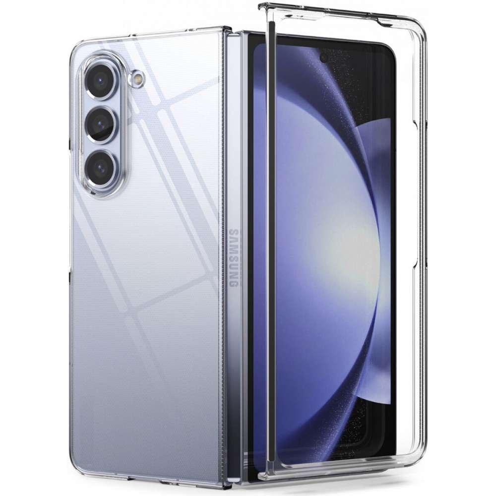 Hard Cover Hoesje Geschikt voor de Samsung Galaxy Z Fold 5 Transparant