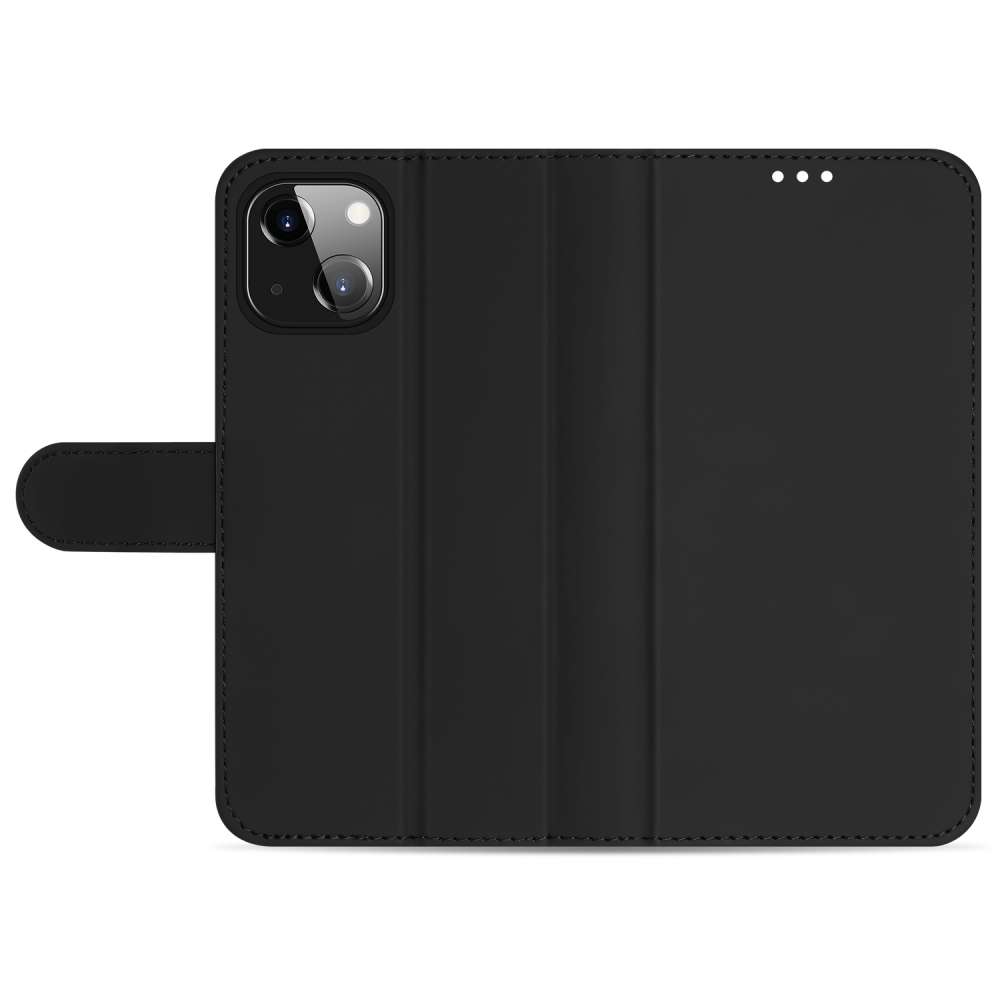 Hoesje iPhone 13 mini Book Cover Zwart met Pasjeshouder
