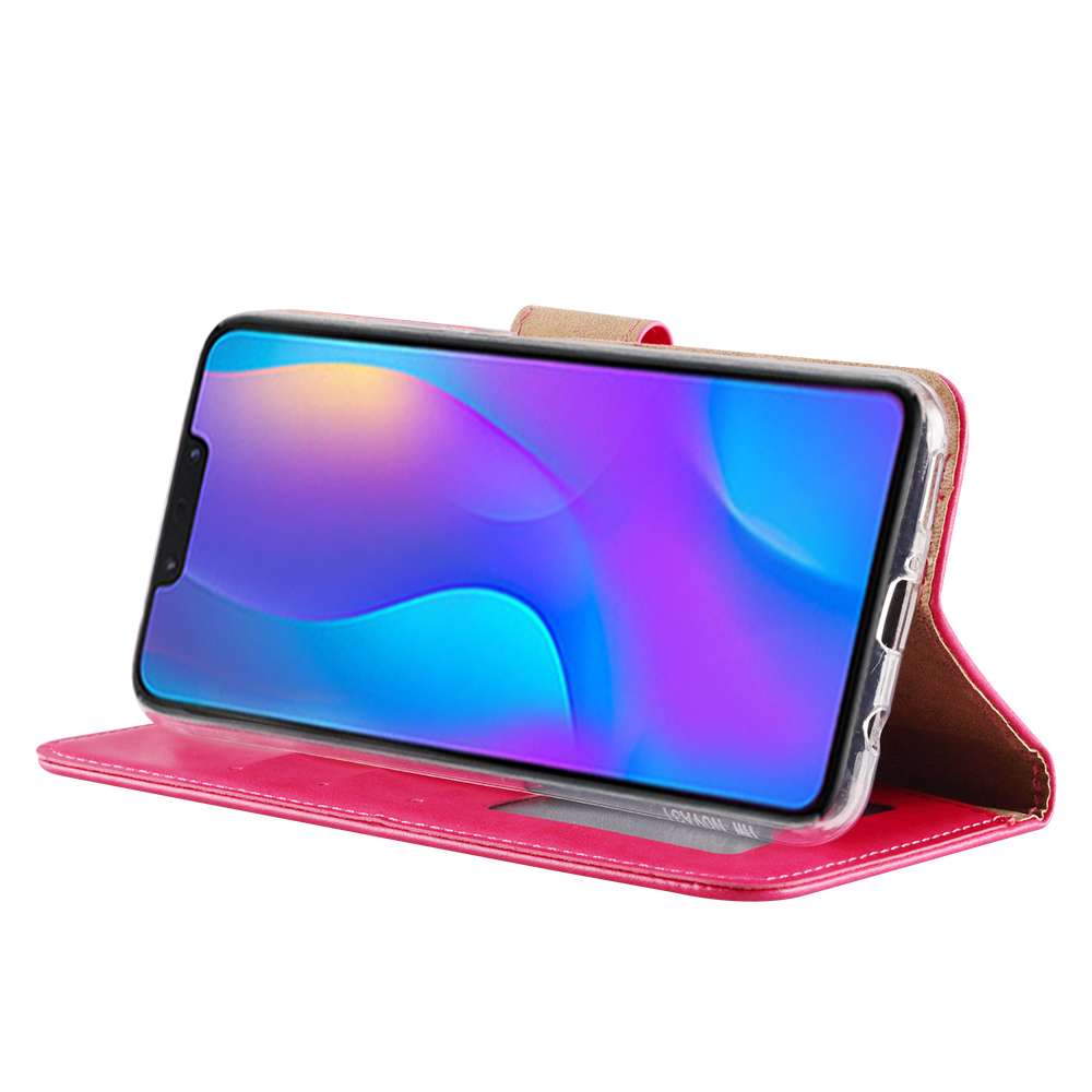 Huawei P Smart Plus Hoesje Roze met Pasjeshouder
