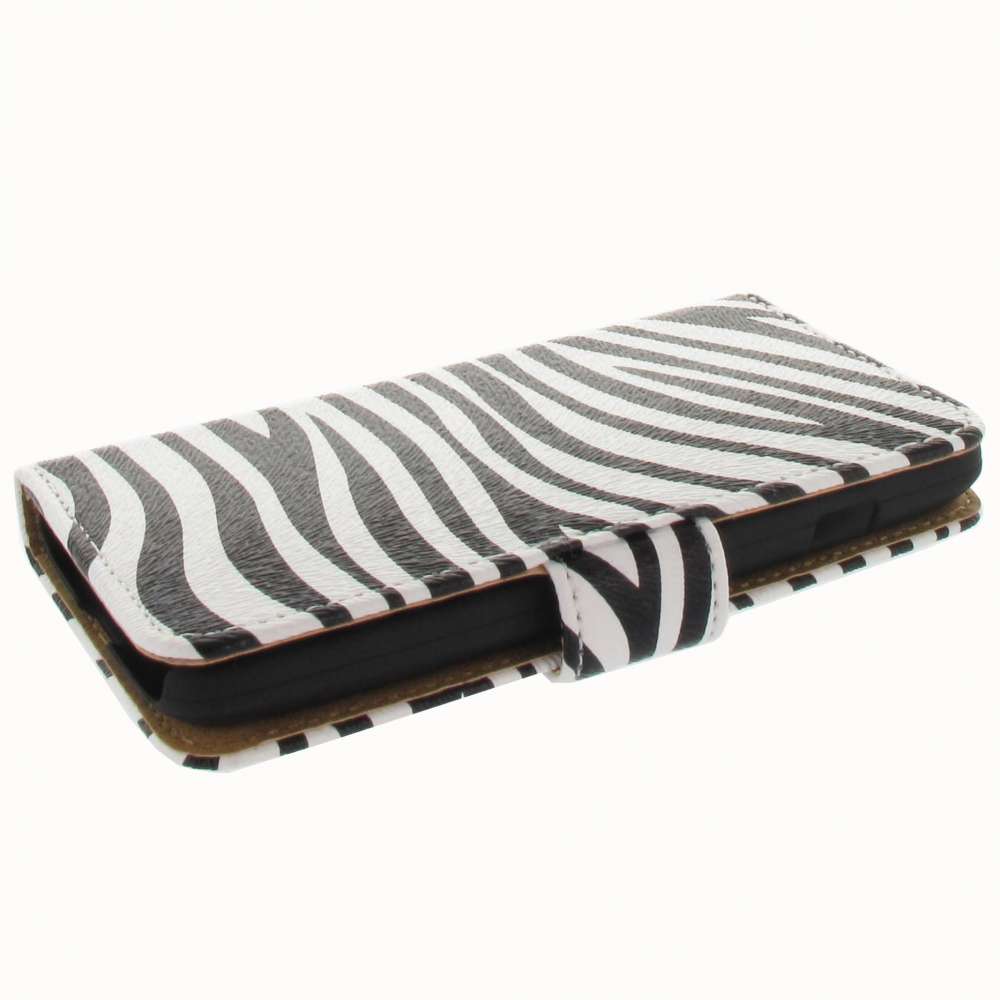 LG L90 Bookstyle Case Zebra