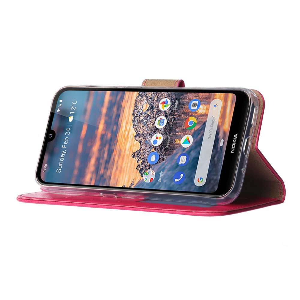 Nokia 4.2 Hoesje Roze met Pasjeshouder