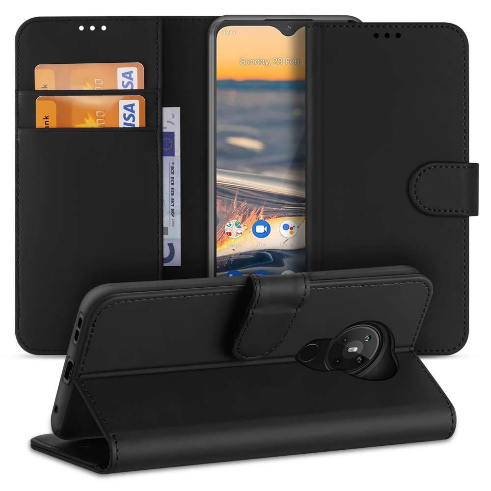 Nokia 5.3 Bookcase Zwart met Pasjeshouder