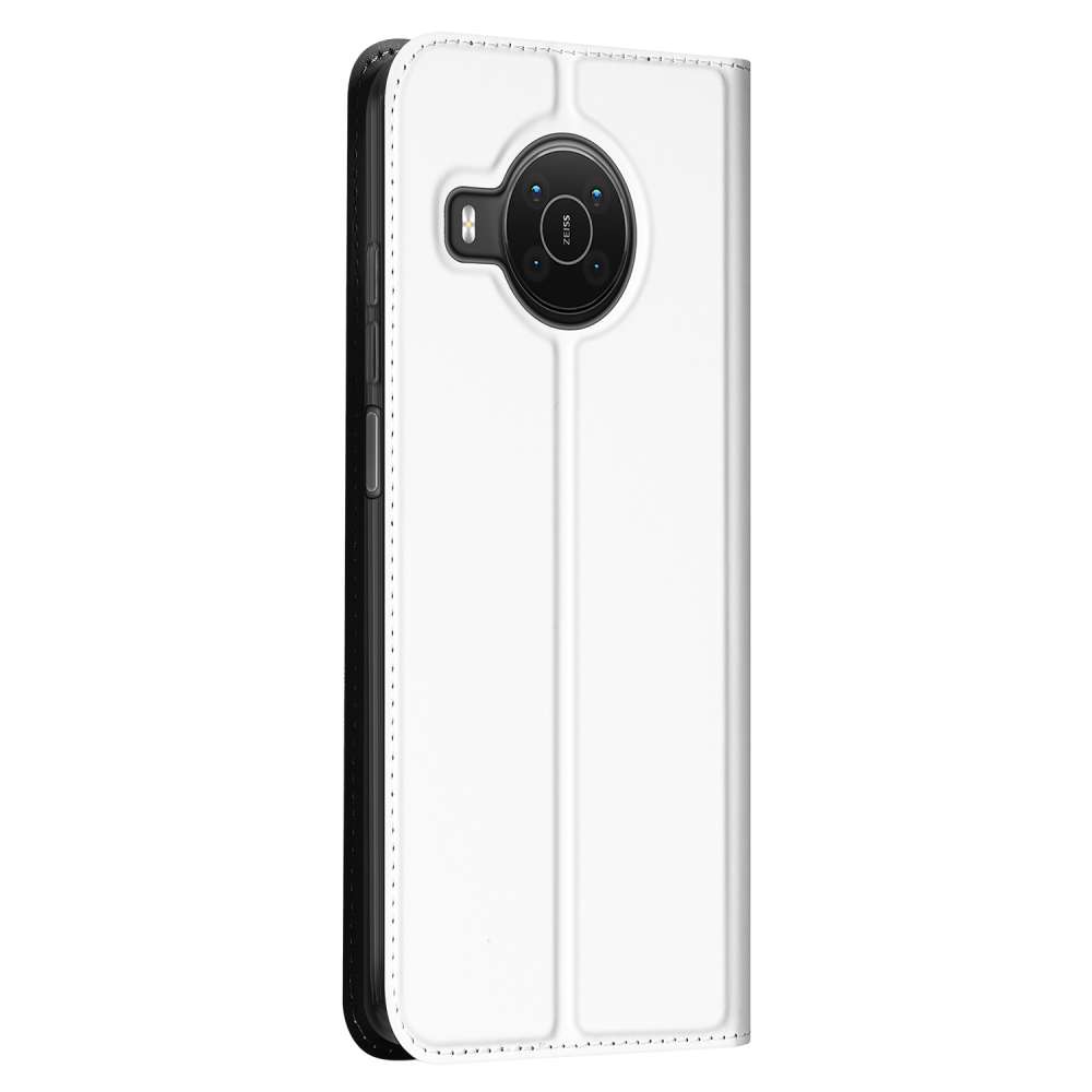 Nokia X20 | X10 Stand Cover Hoesje Wit met Pashouder