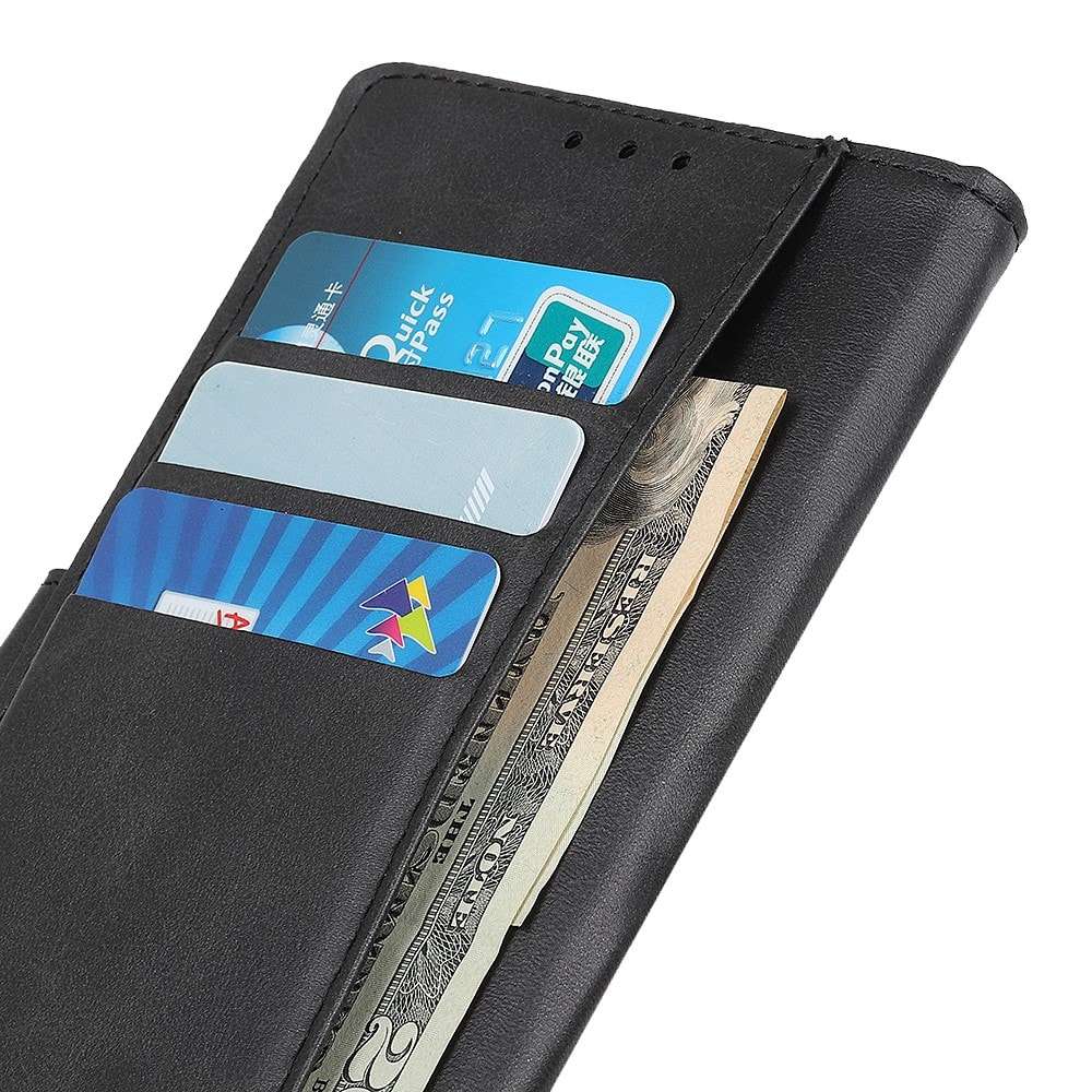 OnePlus 7T Pro Hoesje Zwart met Pasjeshouder