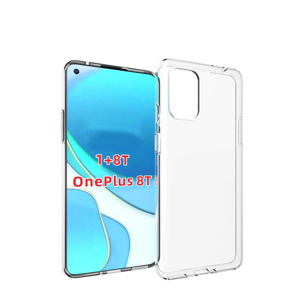 OnePlus 8T TPU Back Case Siliconen Transparant