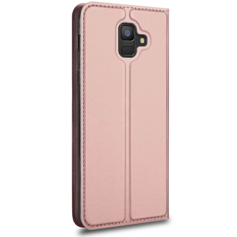 Samsung Galaxy A6 (2018) Hoesje Rose met Pashouder
