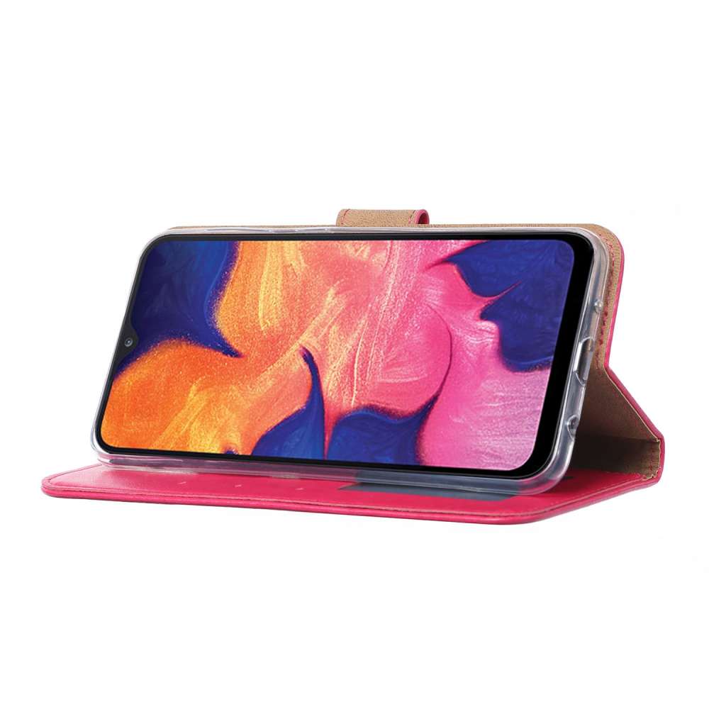 Samsung Galaxy M10 Hoesje Roze met Pasjeshouder